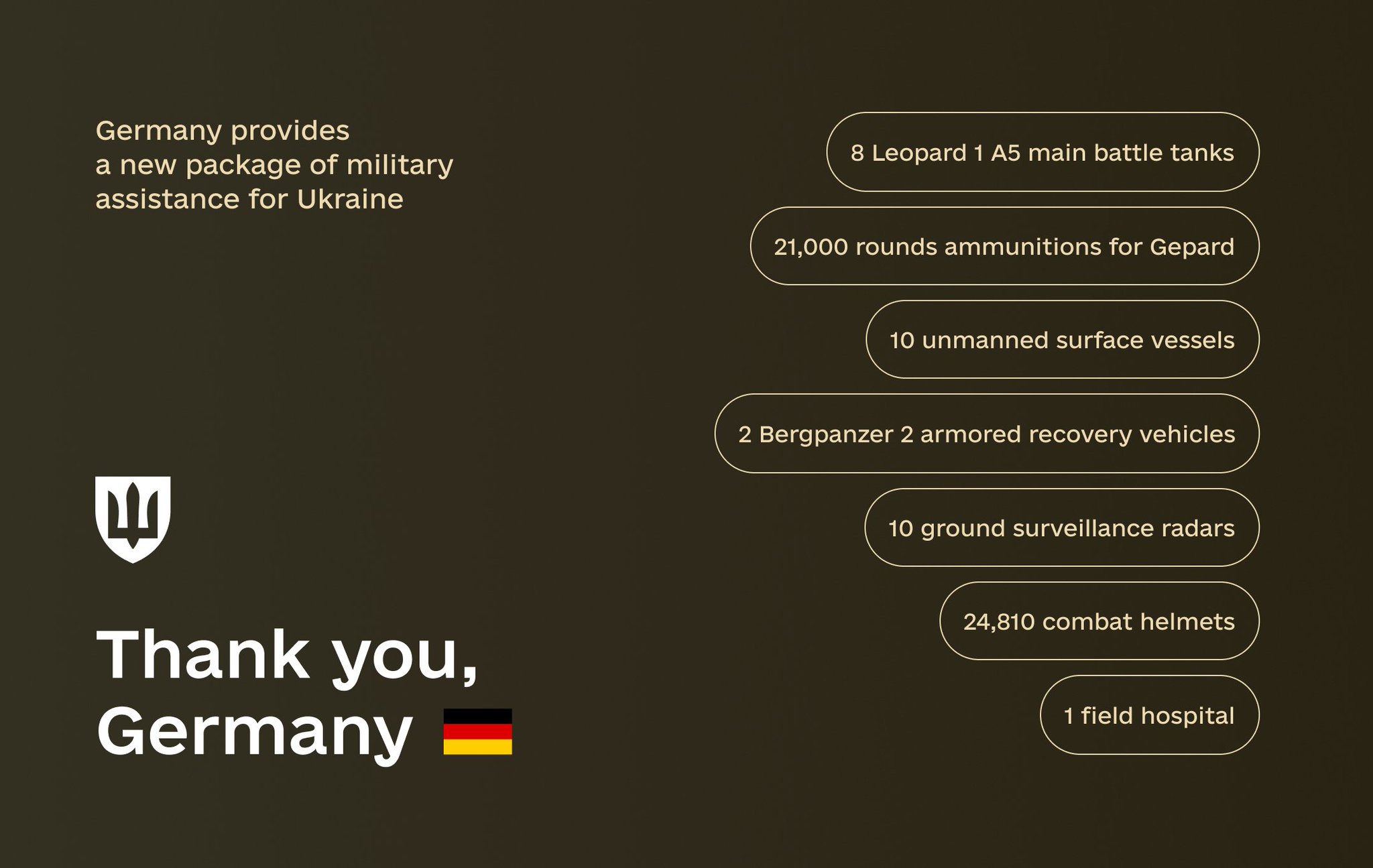 Germany’s Latest Military Aid for Ukraine: Tanks, Ammunition, and More