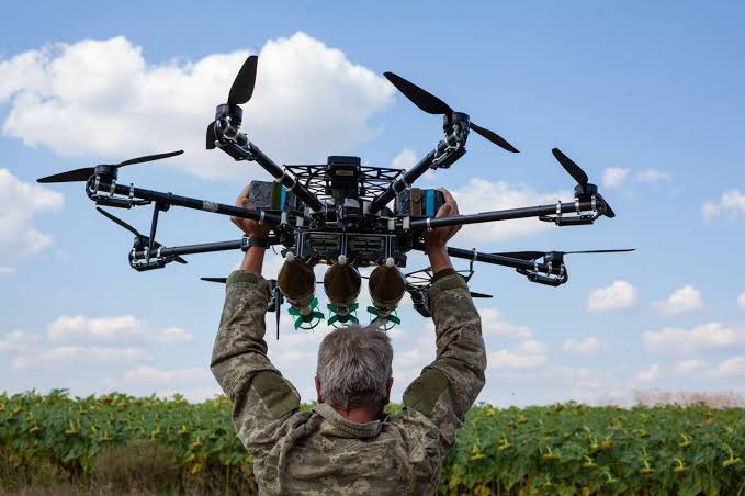 Ukrainian drone strikes Russian officers in Russia