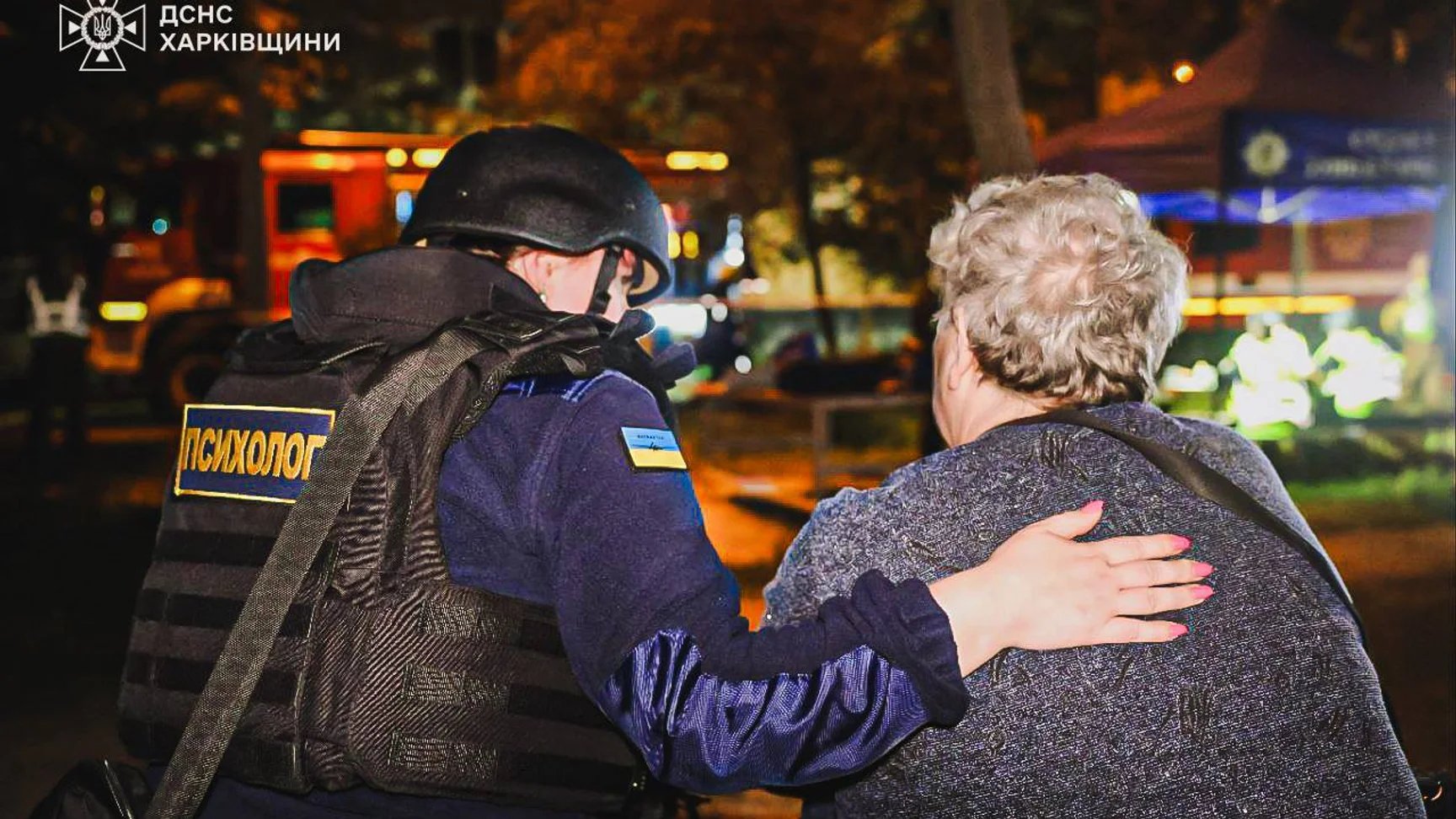 Work continues after nighttime attack on Kharkiv