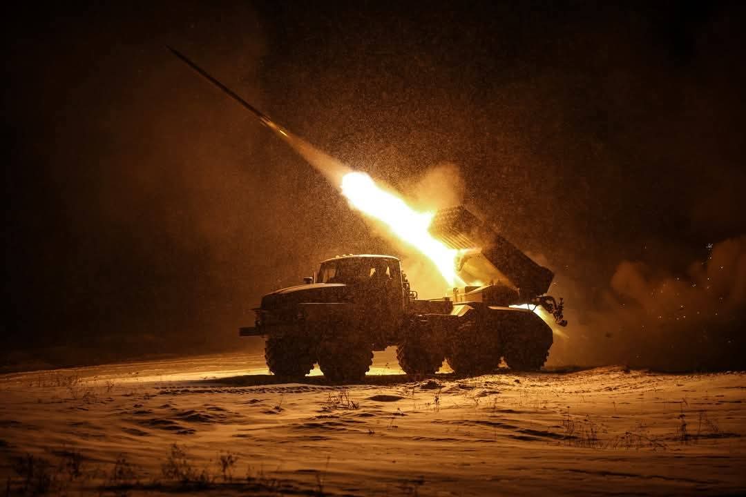 Часів Яр: Гради по позиціях росіян