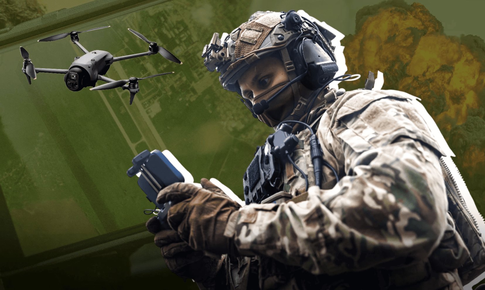 Heavy strike drones target Russian troops