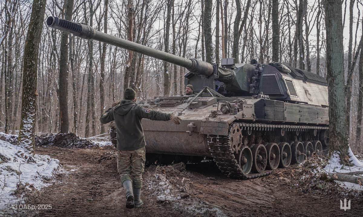 PzH 2000 in service with 43rd Artillery Brigade
