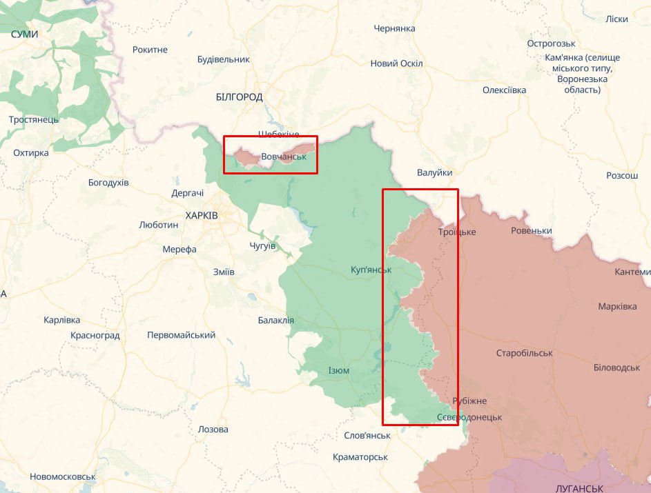 Russia amasses forces near Kharkiv region