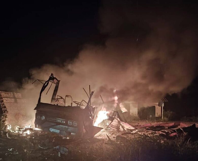 Russian army shelled Nikopol with “Grads” and “Uragans”