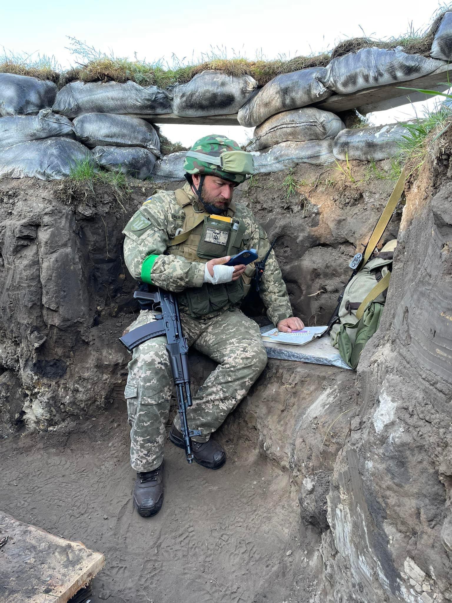 Professor Fedir Shandor, ethnic Hungarian soldier, teaches students