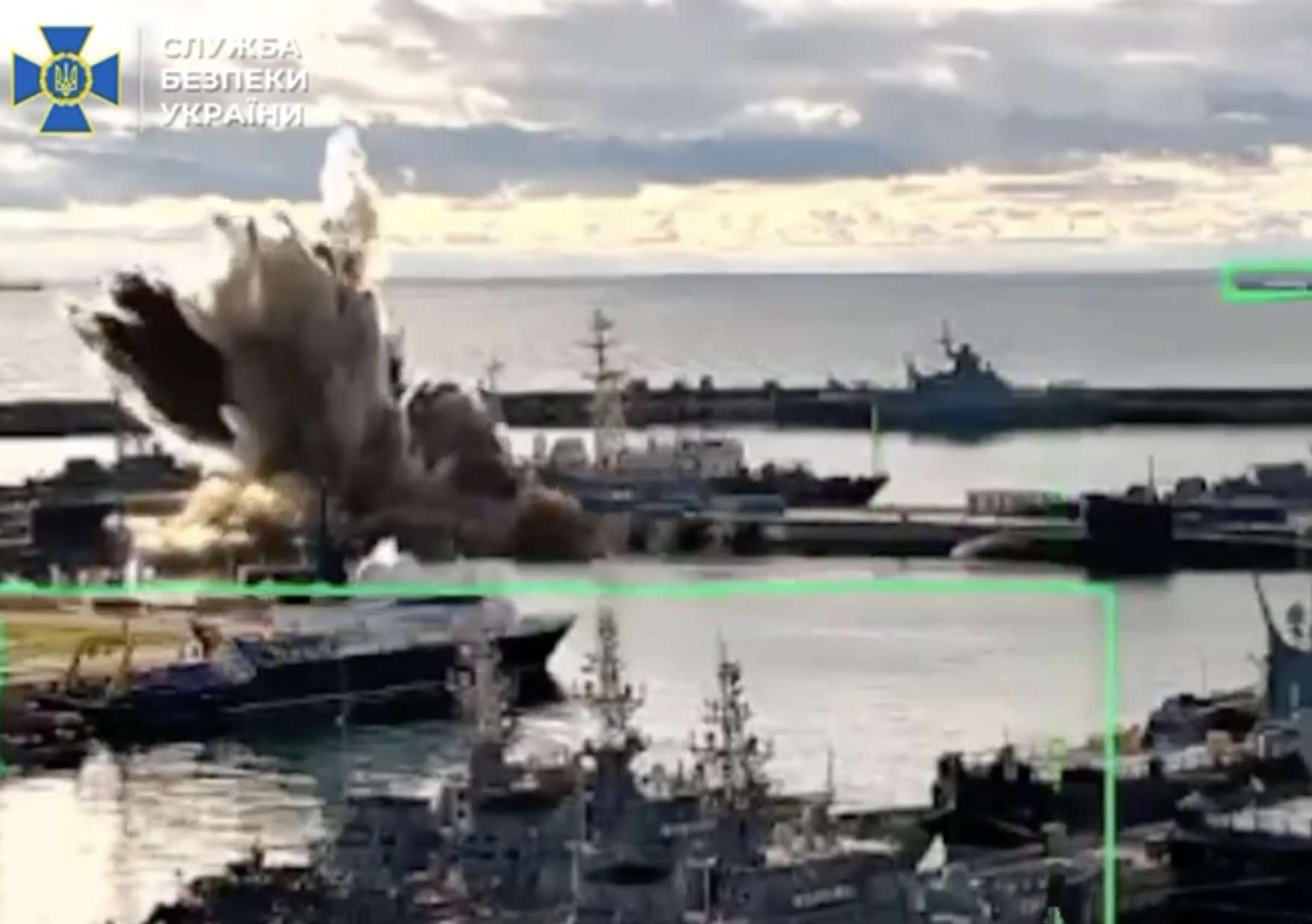 Ukrainian drone strikes Russian sub in Novorossiysk