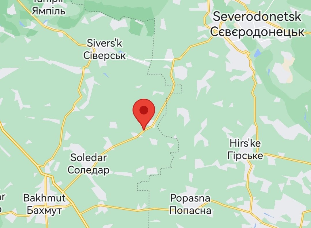 Road near Bilohorivka still impassable due to shelling