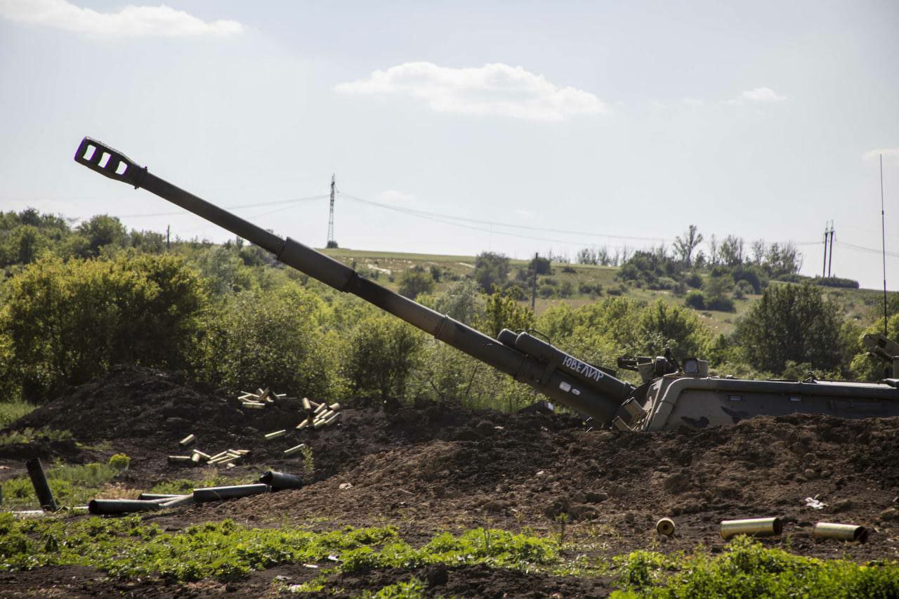 Geolocated photo of 99th Guards Artillery Regiment south of Izium