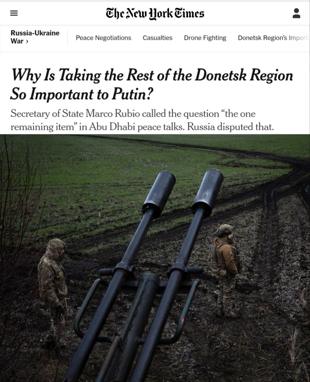Donbas concessions allow Russia to build up for broader offensive