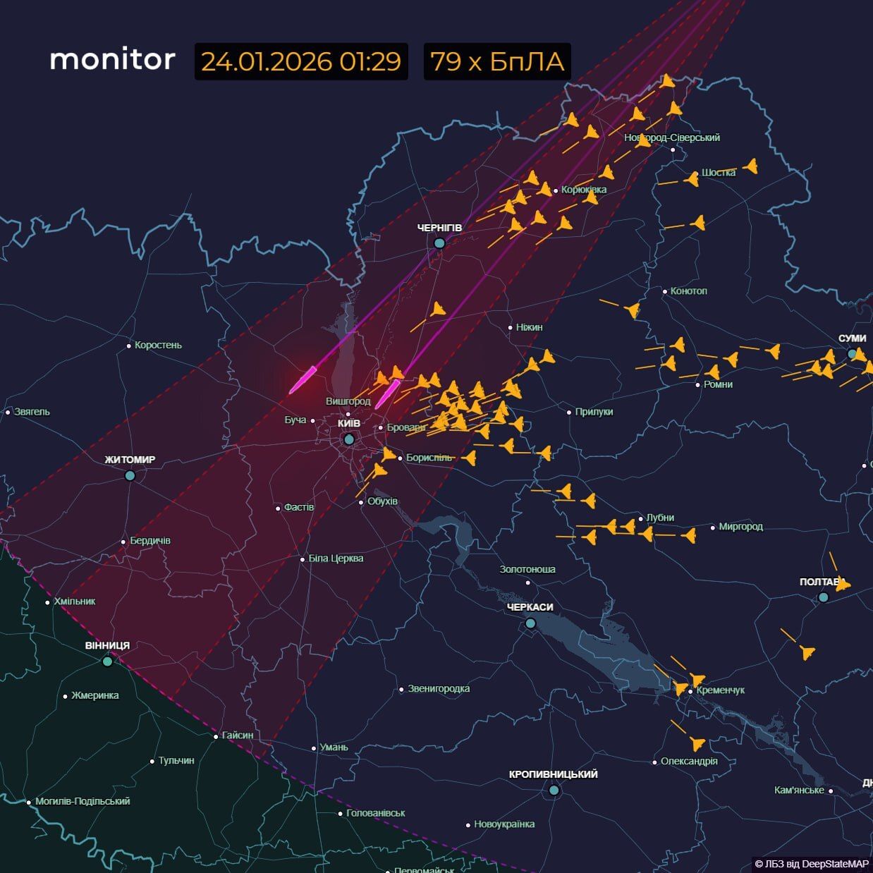 Massive Russian attack on Kyiv targets power grid