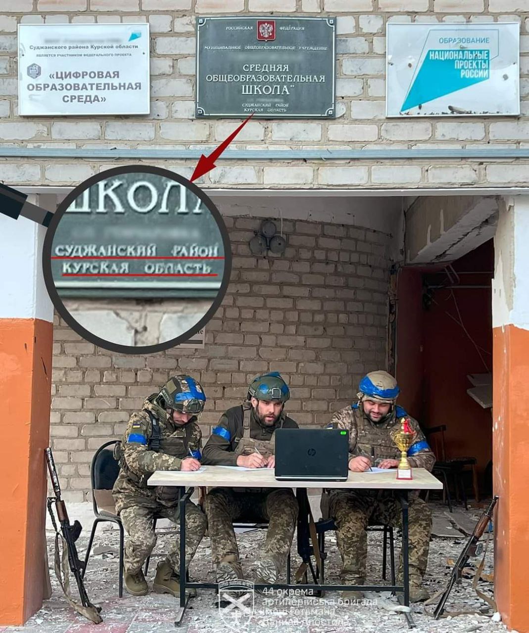 Military Write Radio Dictation on Front Line for Third Year