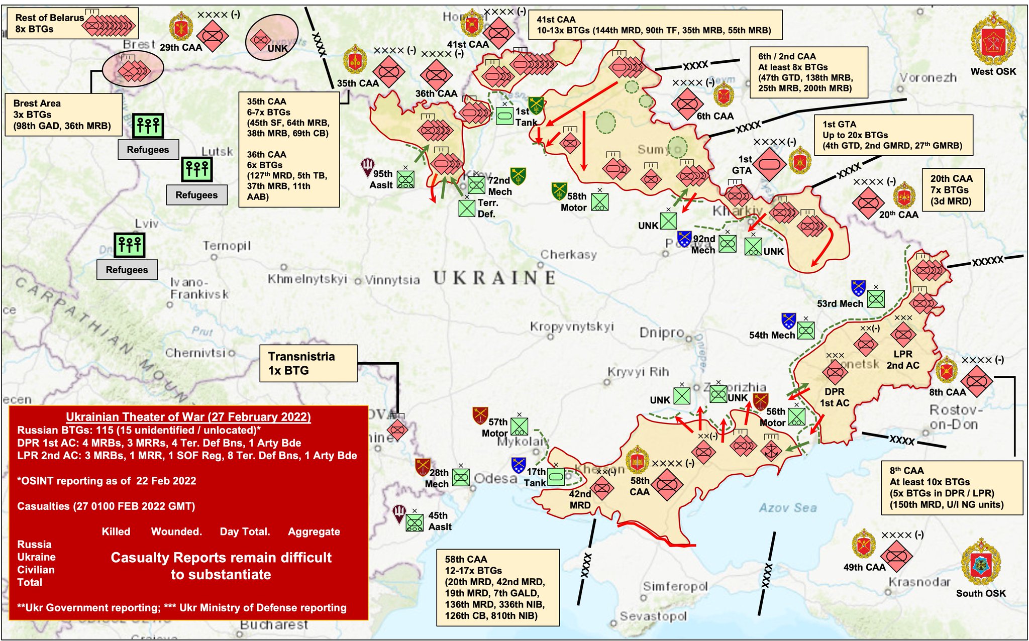Ukrainian War Theater, Day 4