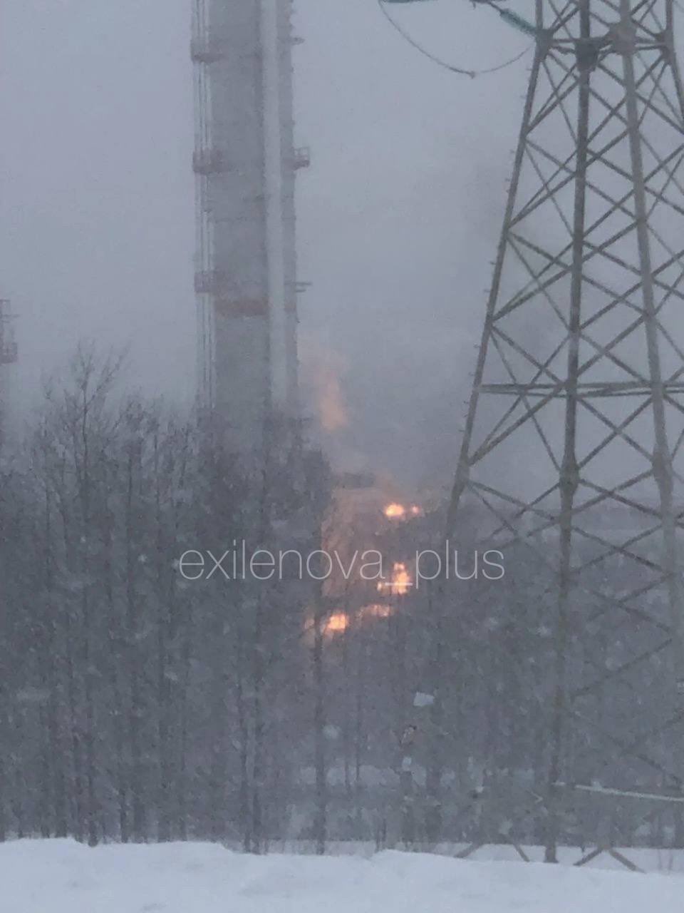 Drones attacked the Gubakhа chemical plant — fire