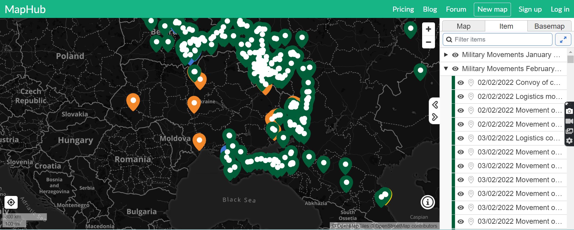 Ukraine Invasion Tracking Map