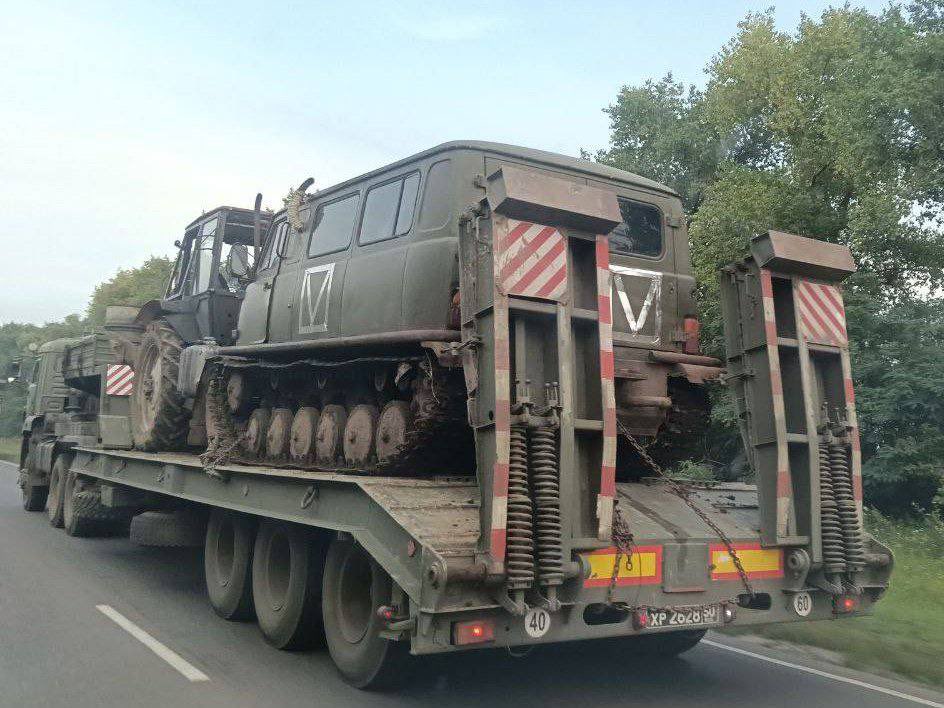 Rare Russian UAZ Bukhanka on tracks to the front