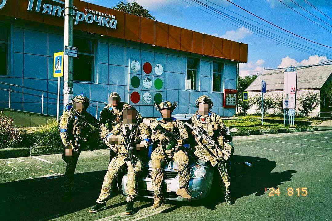 Ukrainian SOF group in Sudzha, Kursk Oblast