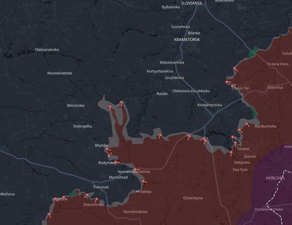 Russian advance near Dobropillia and fragile defensive dynamics