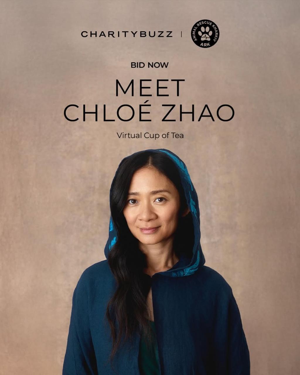 Chloé Zhao raises funds for Animal Rescue Kharkiv volunteers