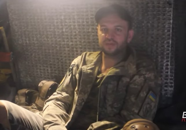 People there have changed a bit: A Ukrainian soldier holds the line