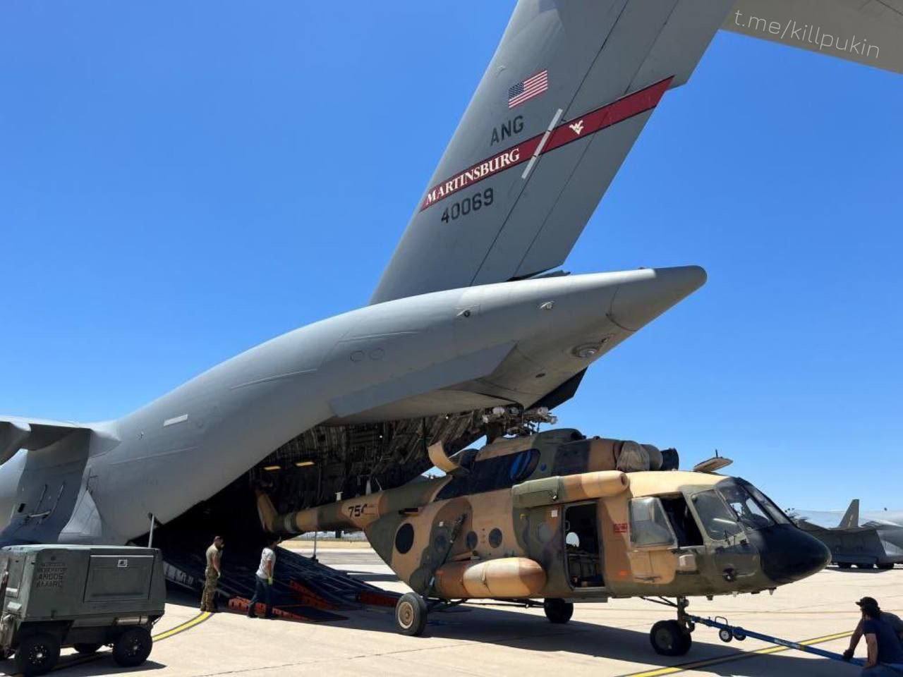 American Mi-17 helicopters bound for Ukraine