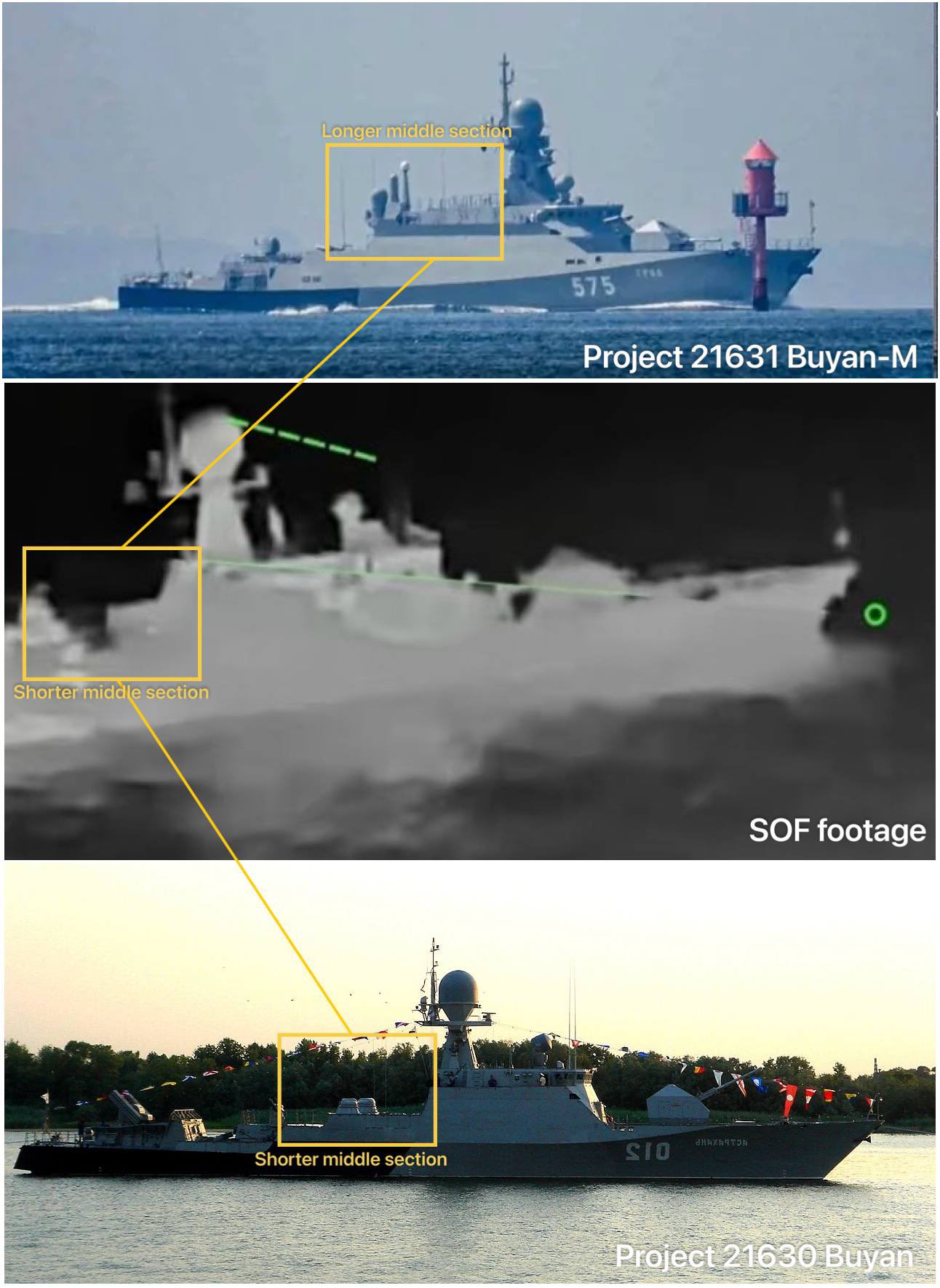 Ukrainian Strike Hits Buyan Artillery Ship