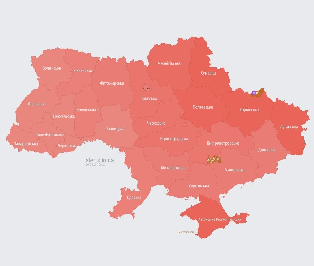 Massive Russian missile strike on Ukraine