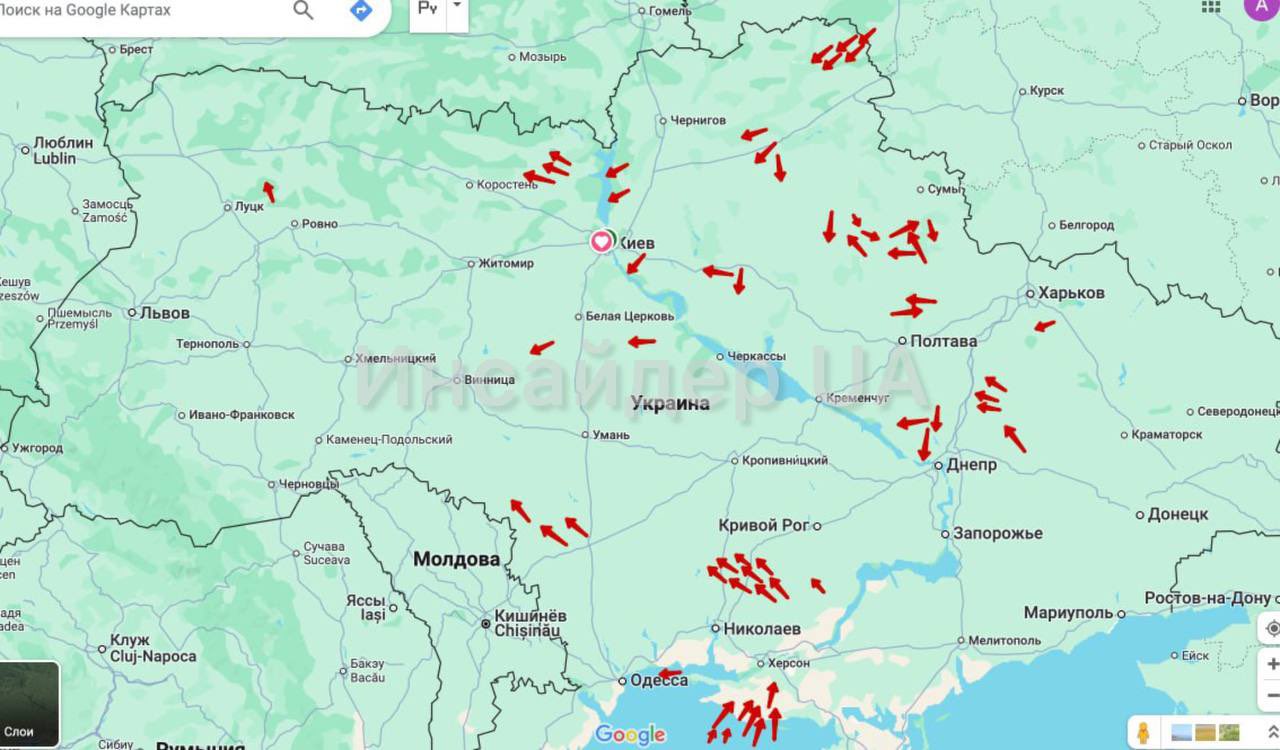 Massive Missile and Drone Attack on Ukraine