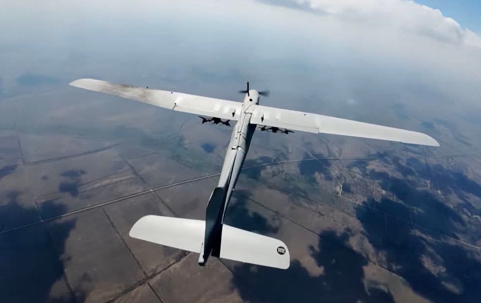 Interception of Orlan FPV drone by Ukrainian forces