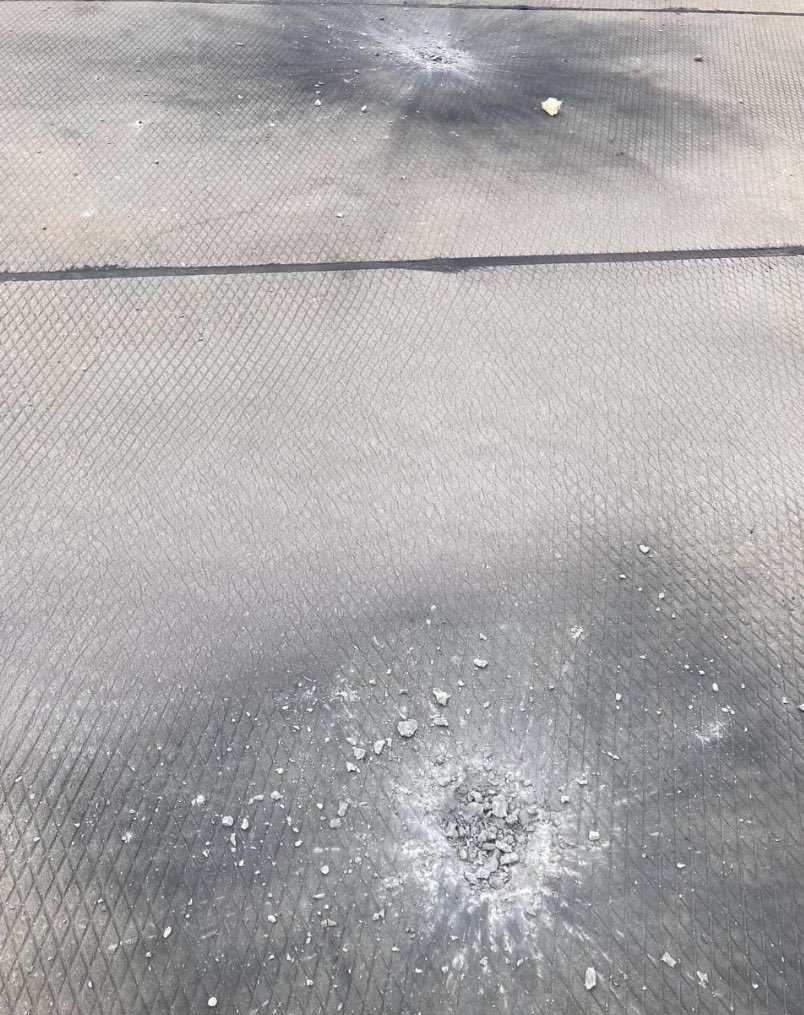 Results of ATACMS submunition detonation at Belbek airfield