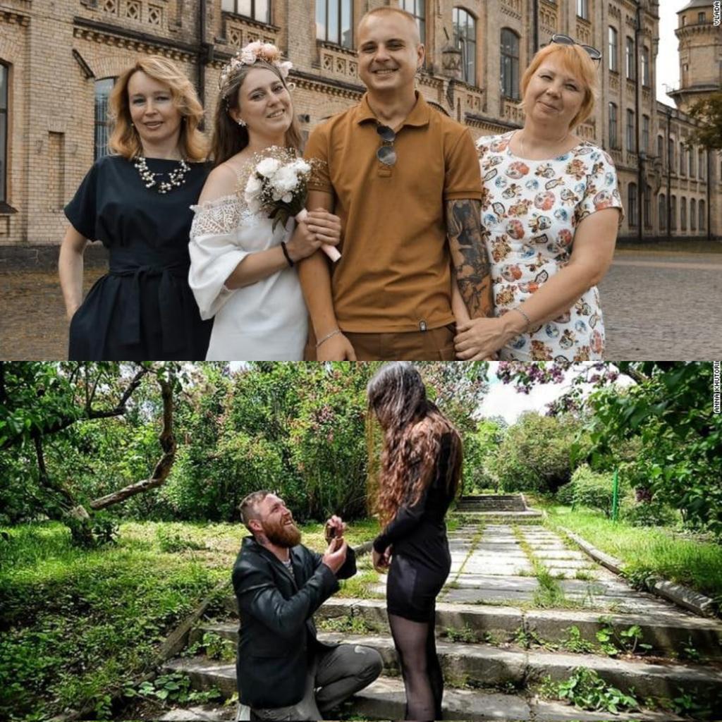 Ukrainian soldiers rush to marry