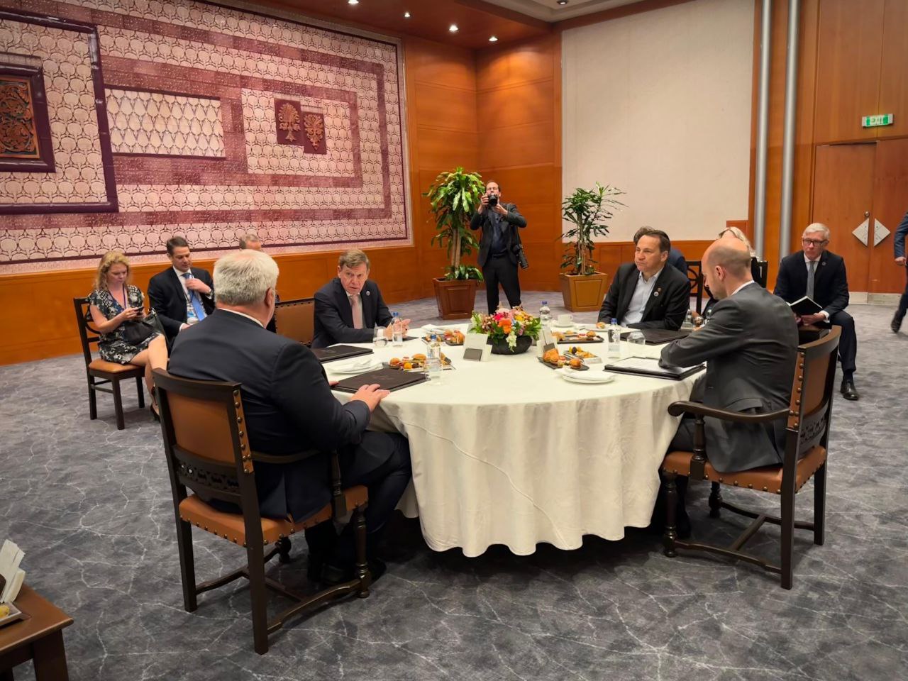 Sibiga met with German, French, and Polish FMs