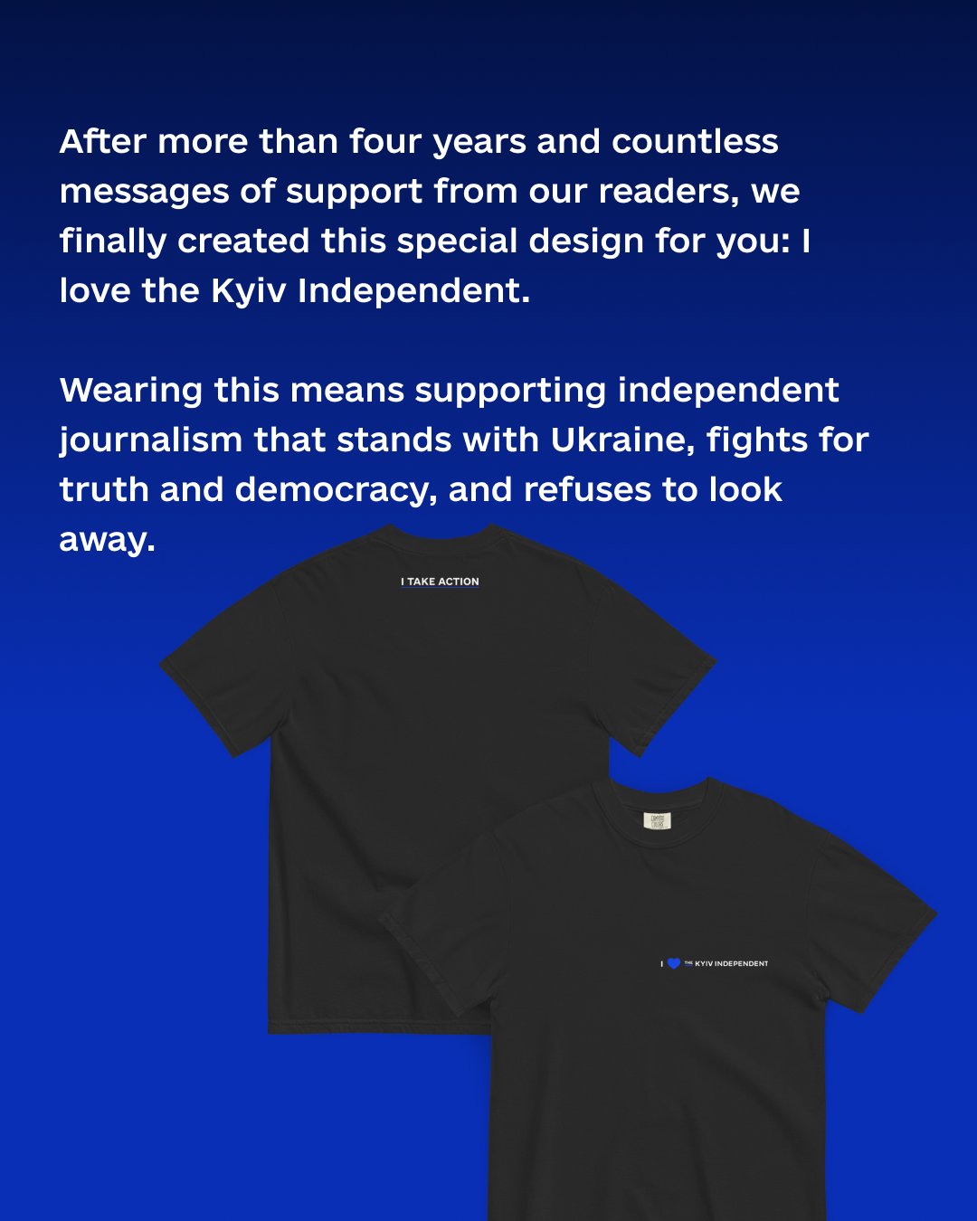 Support Ukraine and independent journalism with a declaration of love.