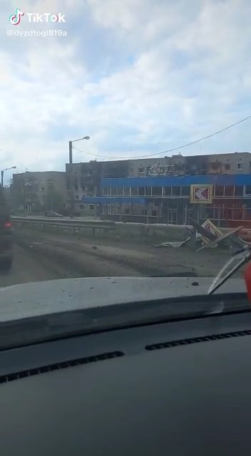 Damage in Izyum – Geolocation by GeoConfirmed