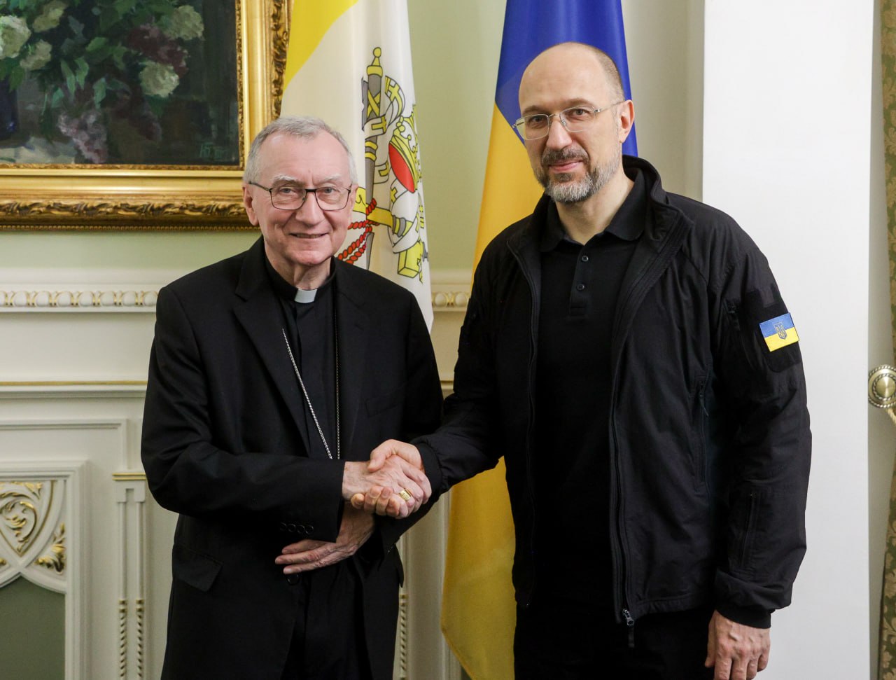 Ukrainian PM meets Vatican Cardinal to discuss peace and children return