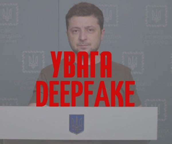 Ukraine warns about deepfake surrender video
