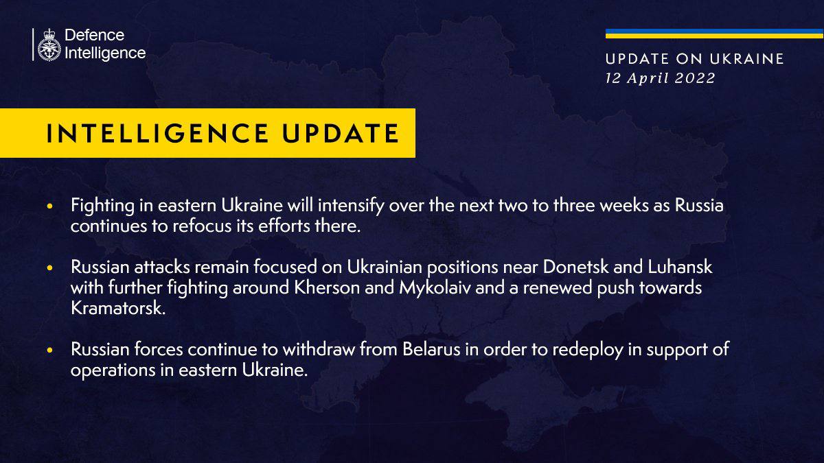 Russia to intensify efforts in Donbas in 2-3 weeks