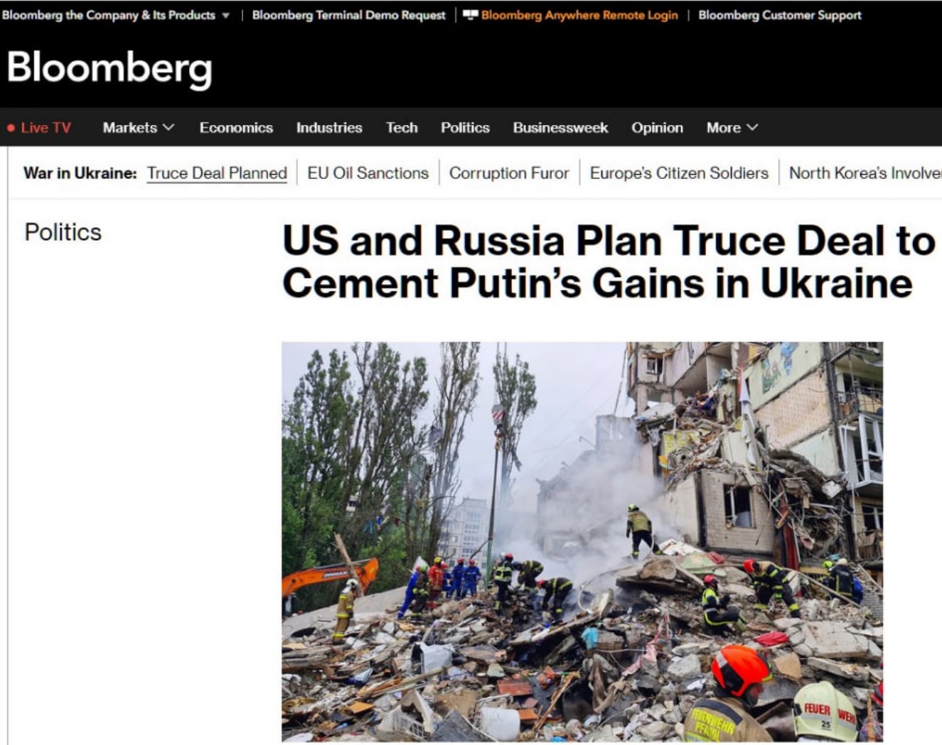 US and Russia Negotiate Ukraine Ceasefire, Russia Demands Donbas and Crimea