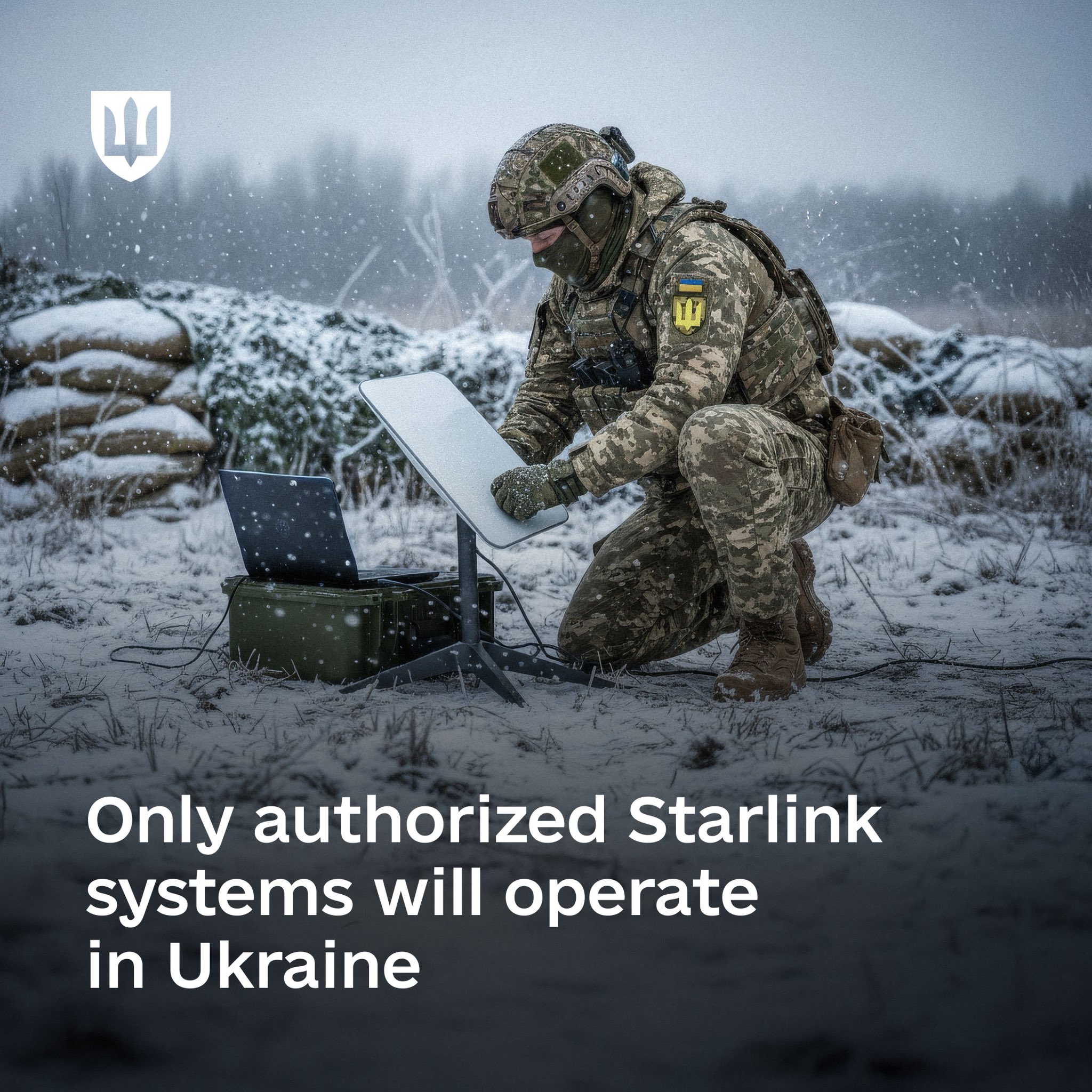 Ukraine and Starlink: Verifying and Disconnecting Unauthorized Terminals