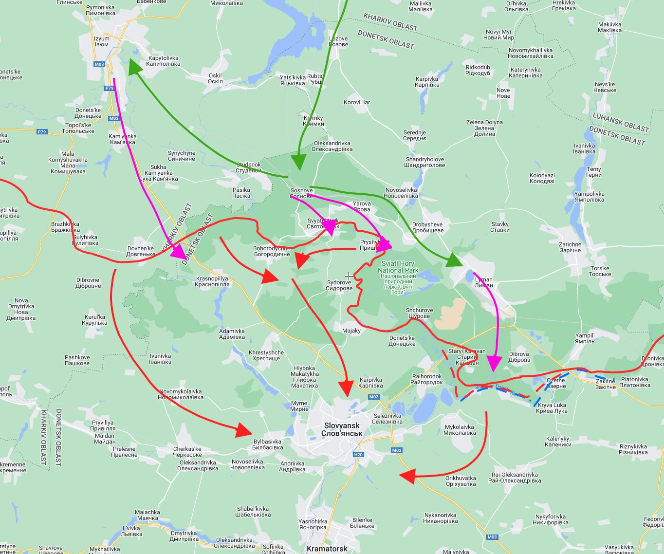 RU forces’ next focus: Izium-Lyman-Kup’yans’k railway connection for improved GLOC capacity