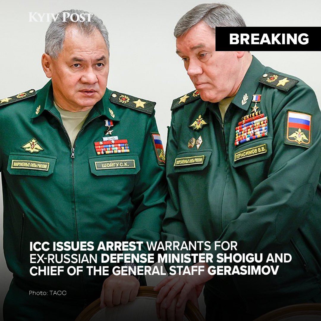 Shoigu and Gerasimov suspected of war crimes and crimes against humanity