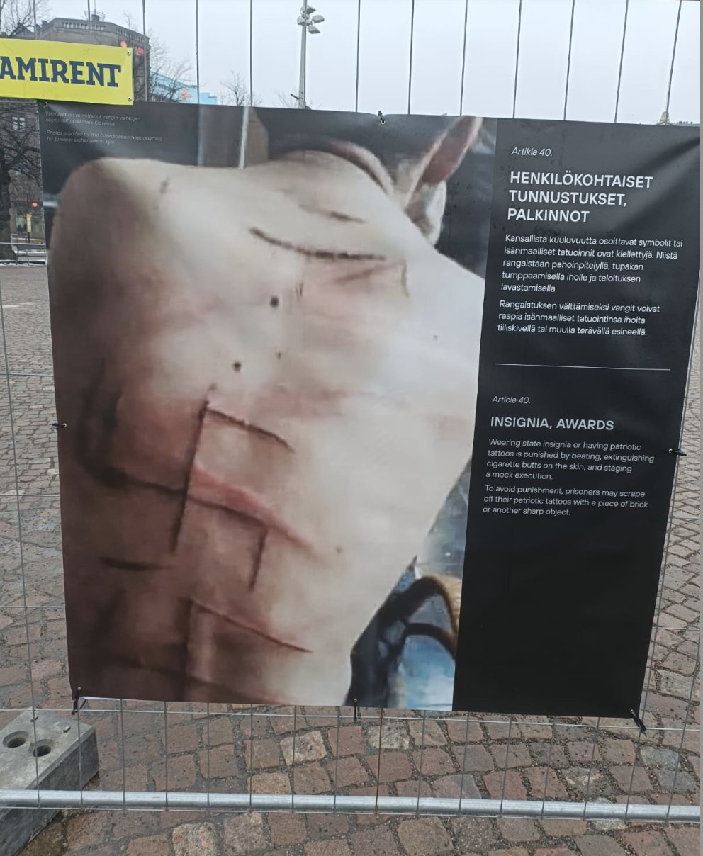 Ukrainian man after Russian captivity, no filters