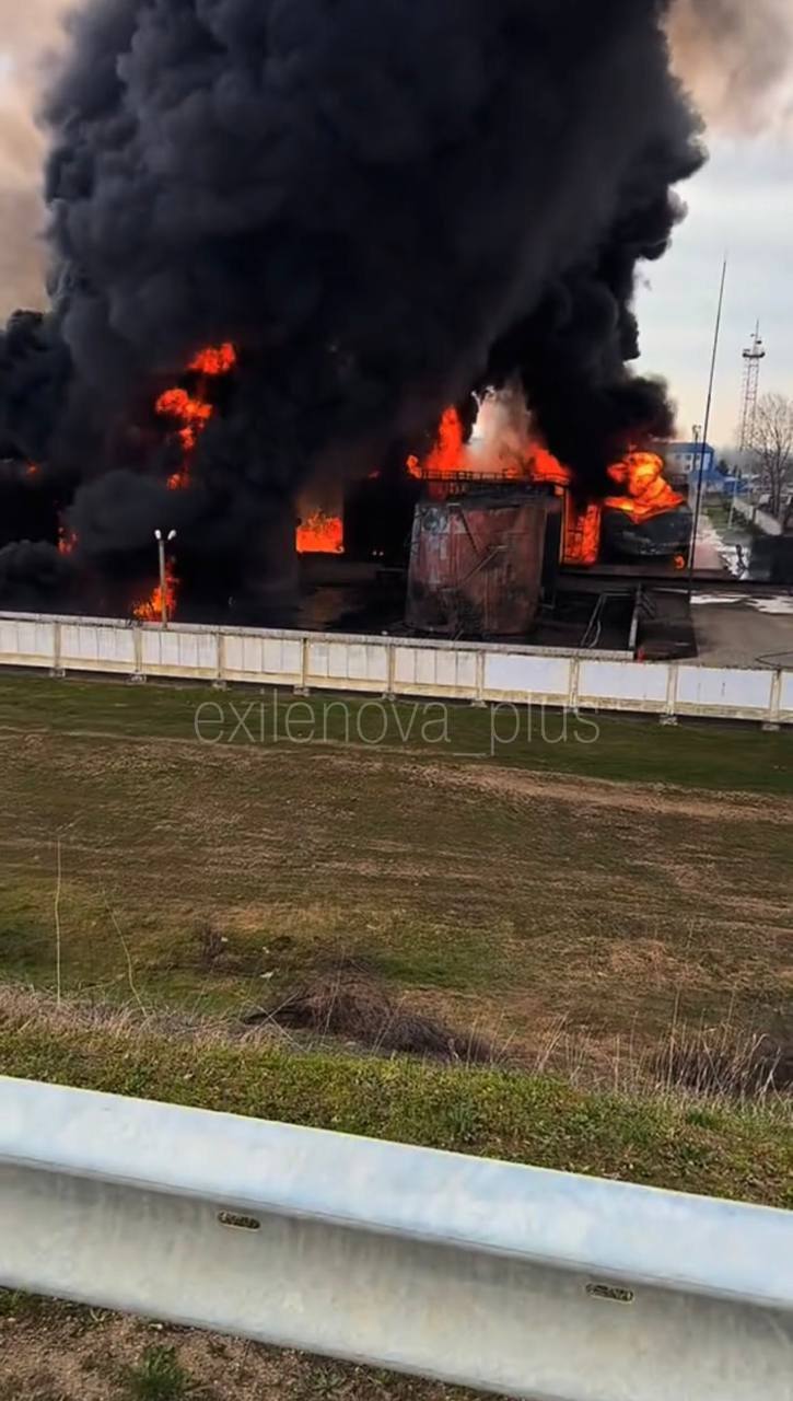 Ukraine strikes Labinsk oil depot, Russia