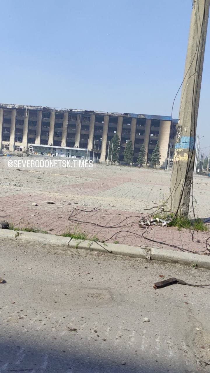 Central Square of Sievierodonetsk near Impulse Plant
