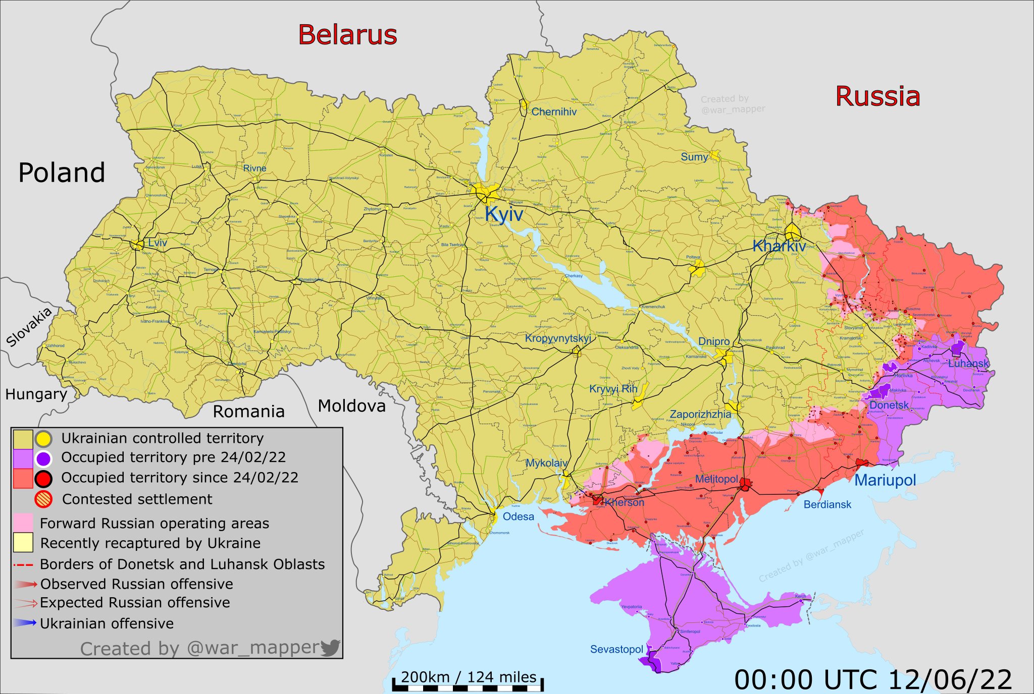 Russian attacks near Kharkiv and Sloviansk repelled by Ukrainians
