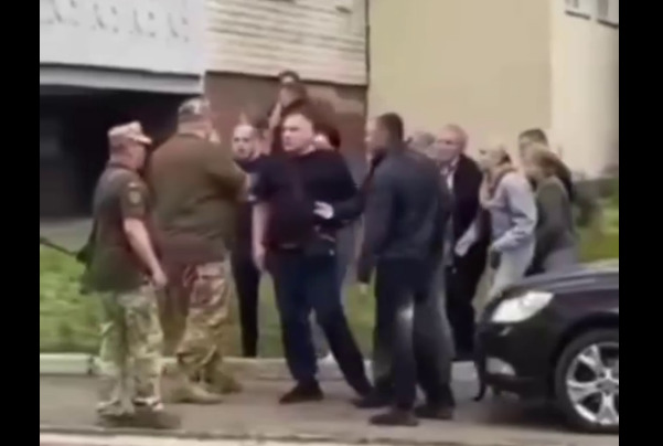 Four arrested in Cherkasy conscription conflict