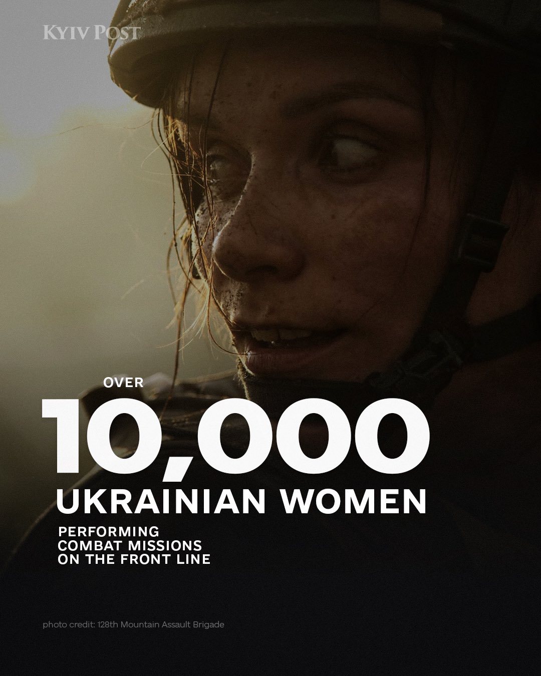 Over 10,000 women on combat missions in Ukraine