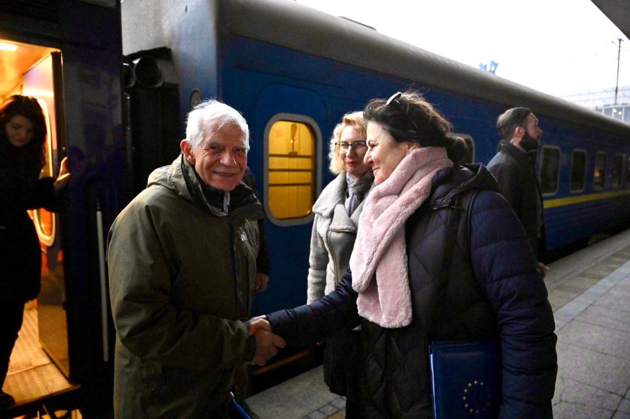 EU’s Borrell arrives in Kyiv, reaffirms support for Ukraine