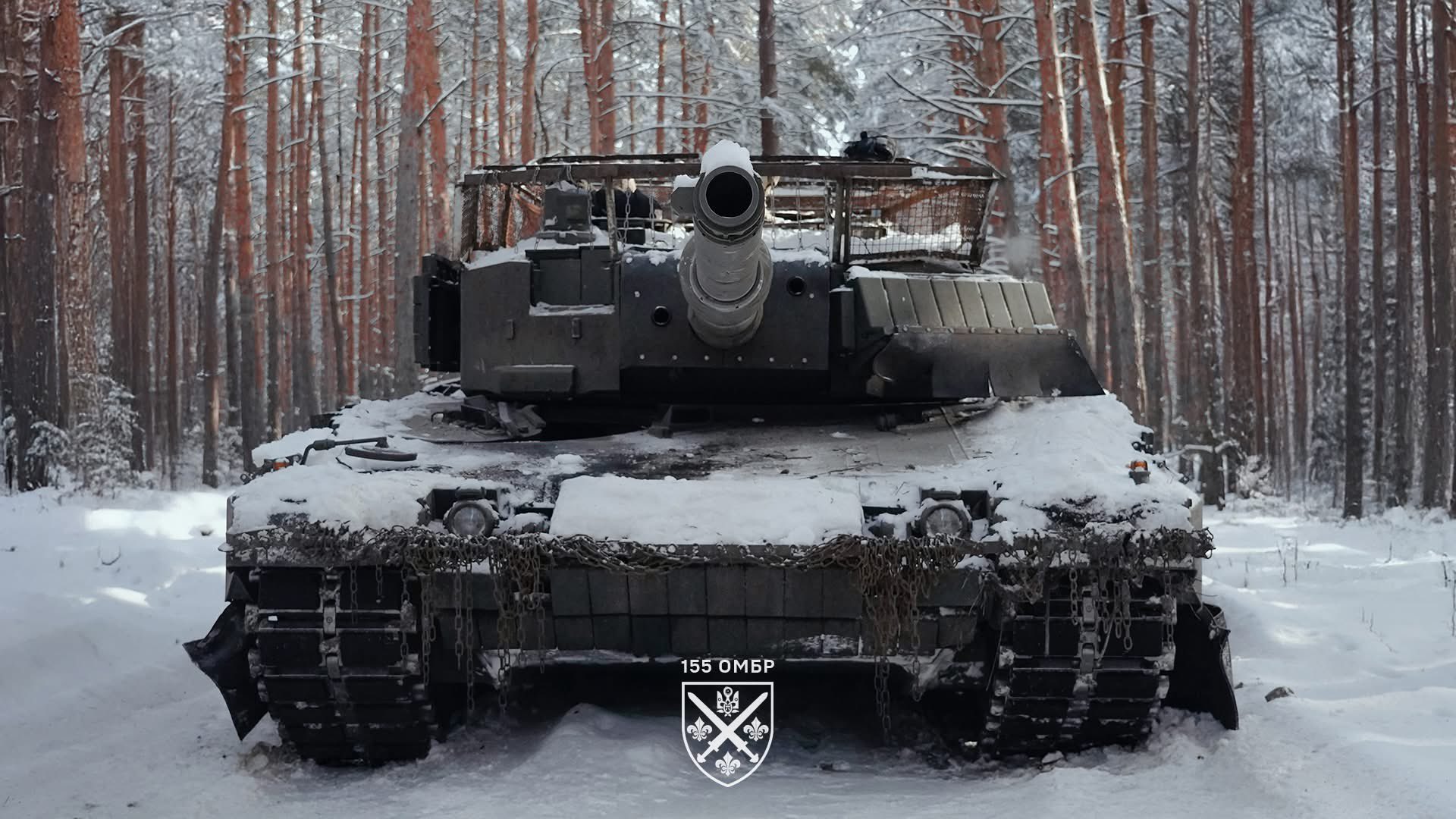 Leopard 2A4 of the 155th Mechanized Brigade
