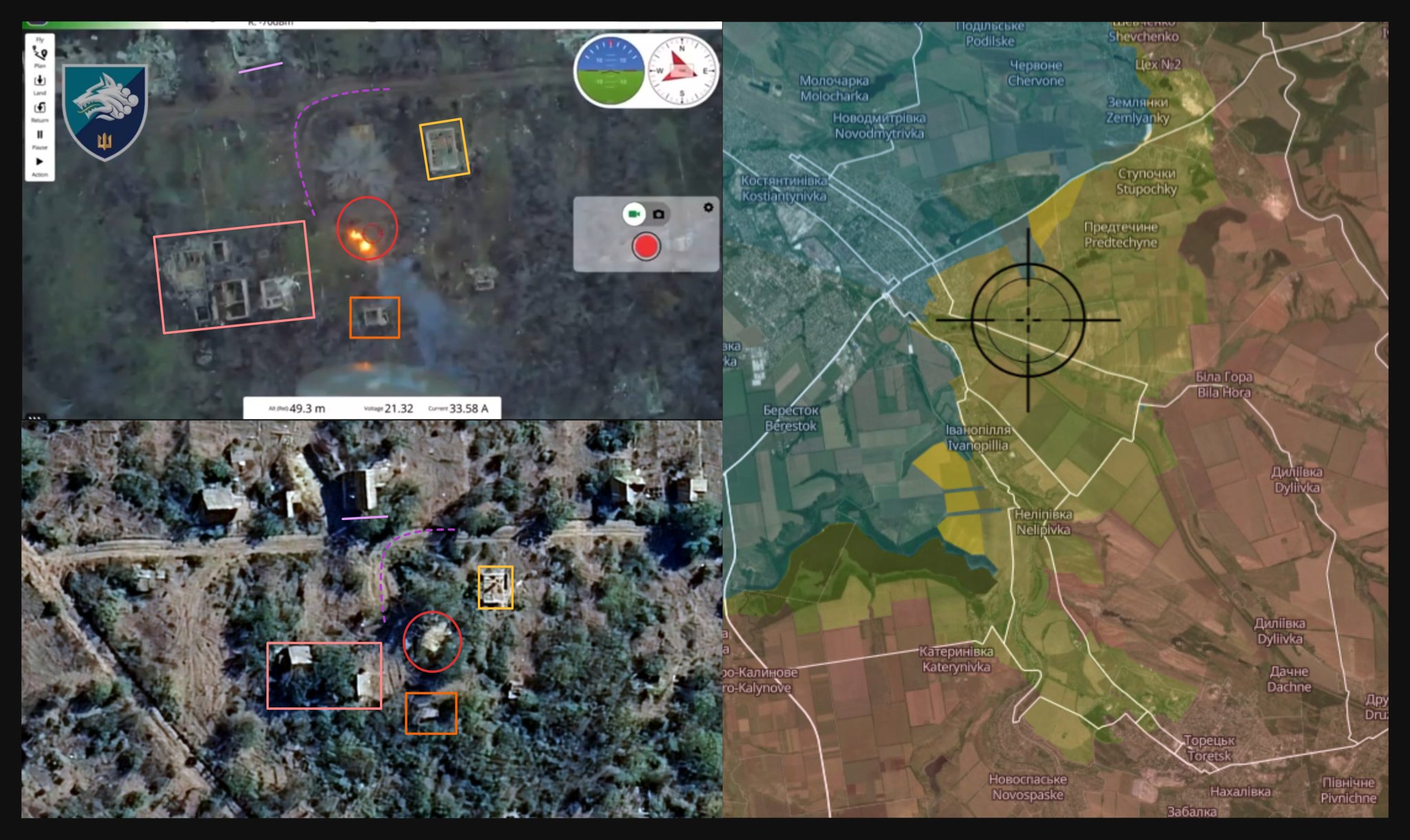 1st Separate Marine Battalion strikes Russian position