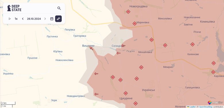 Russian troops spotted in Selidove city hall